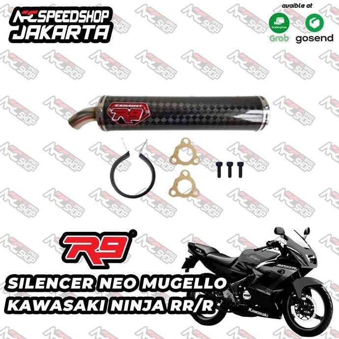 SILENCER Knalpot R9 Neo gello Ninja RR/R - Silencer only