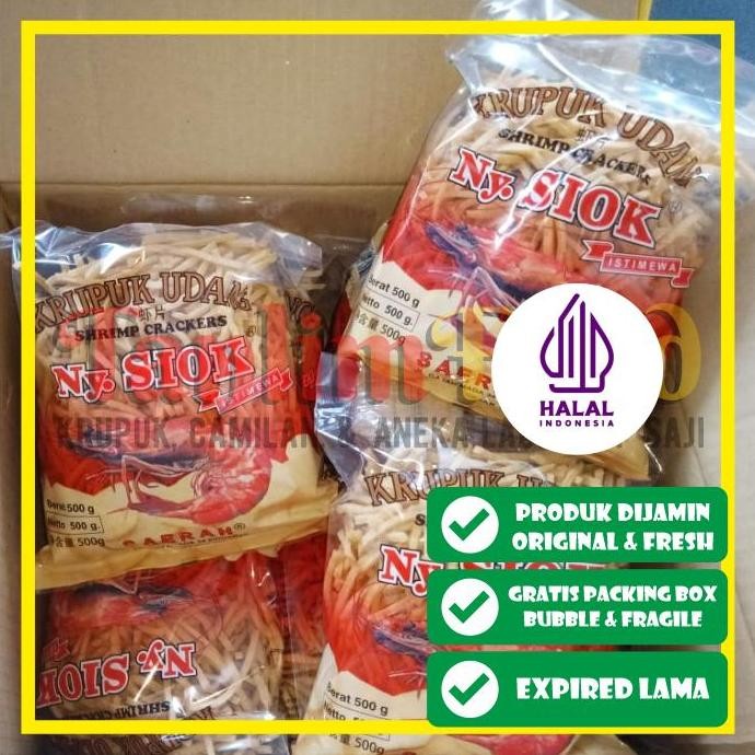 

Ny. Siok - Krupuk Kerupuk Udang Stik / Stick Shrimp Crackers 500gr