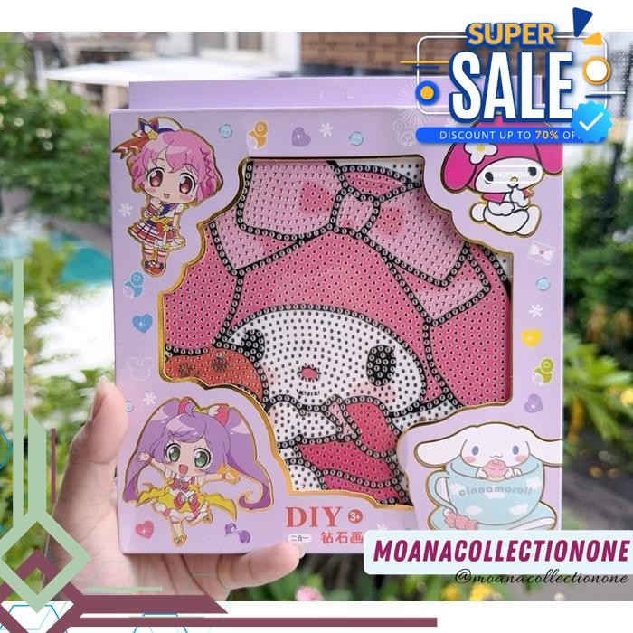 

DIY PAINTING STICKER DIAMOND SANRIO KUROMI BINGKAI ZS166 TERBAIK