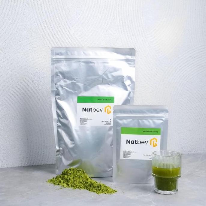 

PURE Matcha green tea powder 100 gram bubuk CEREMONIAL grade