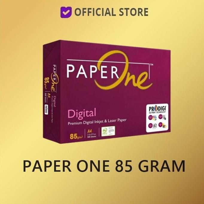 Termurah Kertas HVS A4 80 gram paper one - Kertas HVS A4 80gram paperone