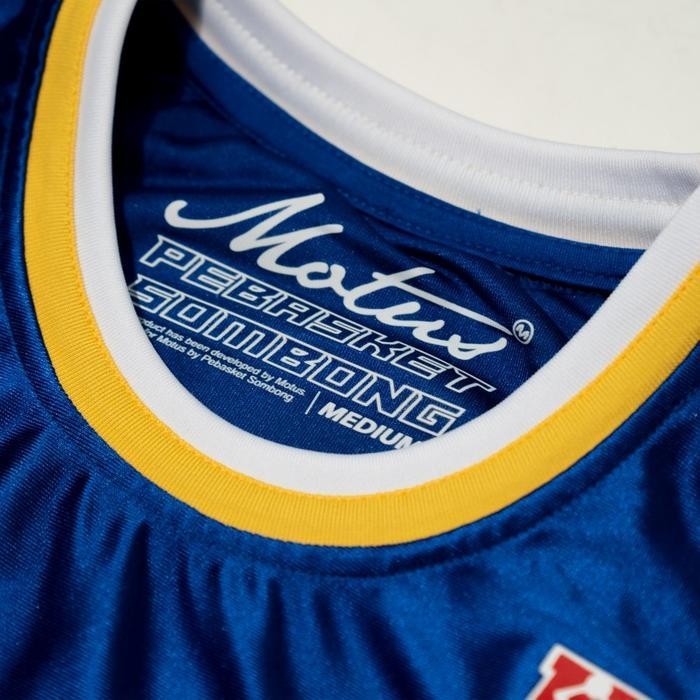 Replika Satria Muda Biru Jersey #22 Denny Sumargo -- Pebasket Sombong