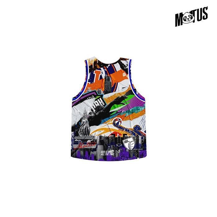 Jakarta City Jersey Basketball By Motus X Ibl - Jersey Basket