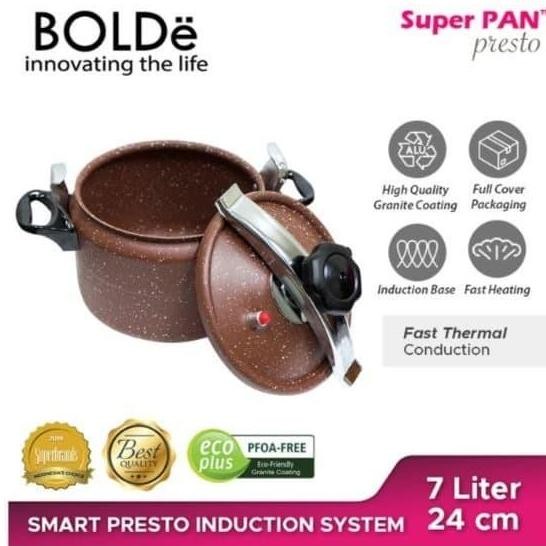 Terjangkau Bolde Presto Cooker 7L Granite Beige
