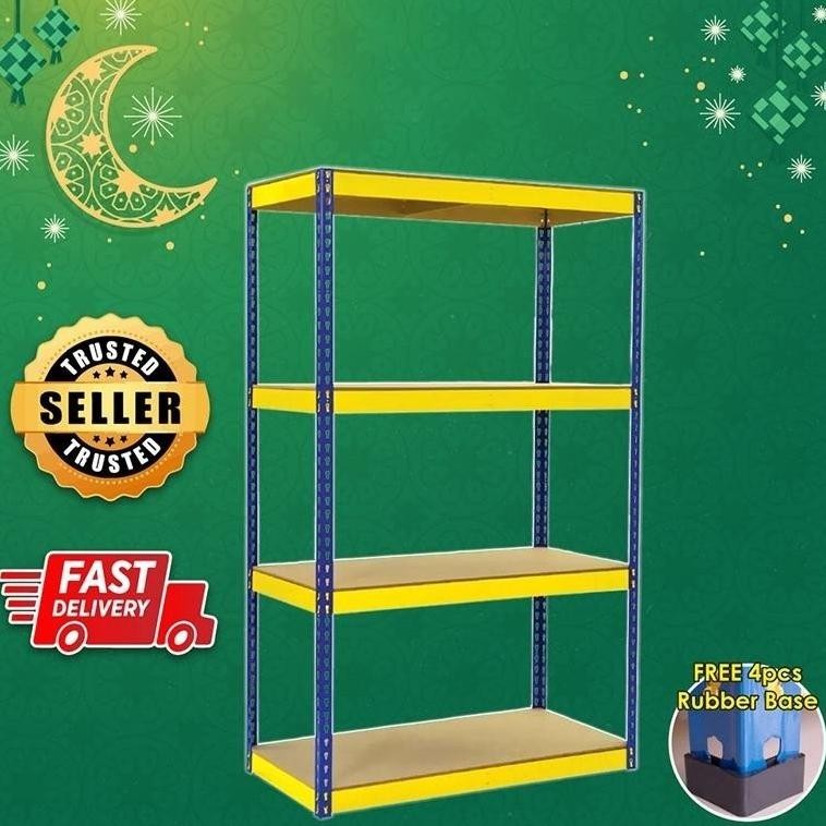 Rak Gudang Rak Susun 3/4/5 Tingkat Rak Serbaguna Rak Besi Siku Rak Aquarium Rak Gudang