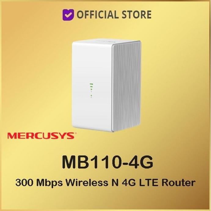 READY Mercusys MB110-4G N300 4G LTE Modem Wireless Router MB 110 - 4G