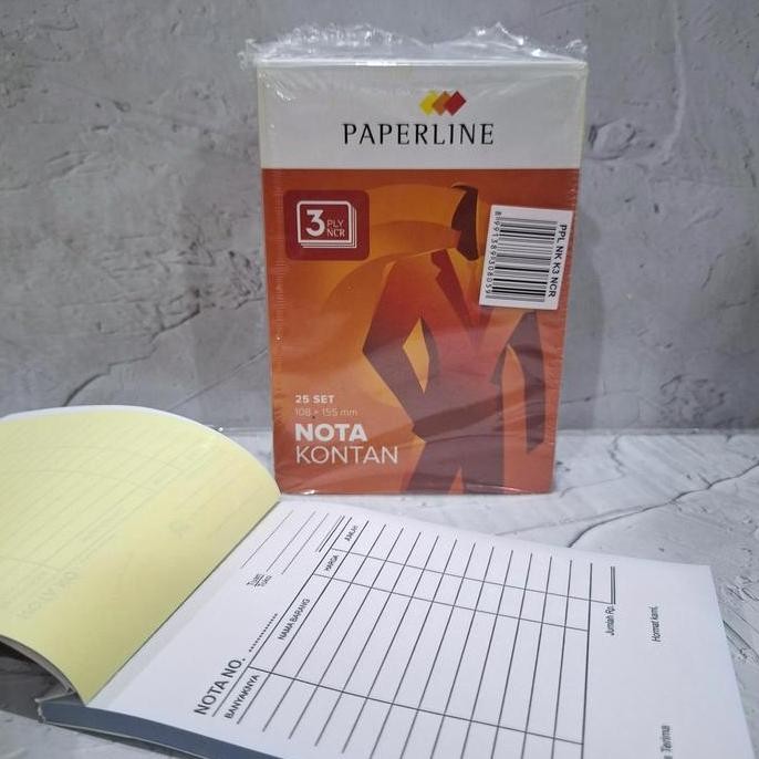 

produk baru!! ( 10 pcs ) nota ncr paperline k3