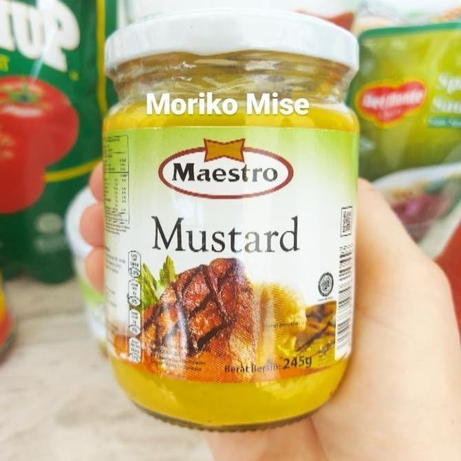 Diskon Mustard Maestro 245 Gram / Mustard Maestro 1 Kg / Mustard Dijon Paste