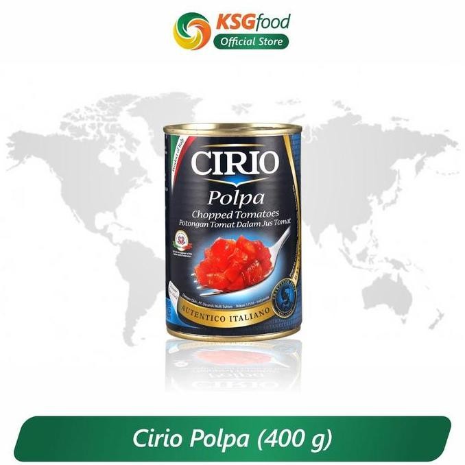 

Diskon! Cirio Polpa/Chopped Tomatoes 400Gr