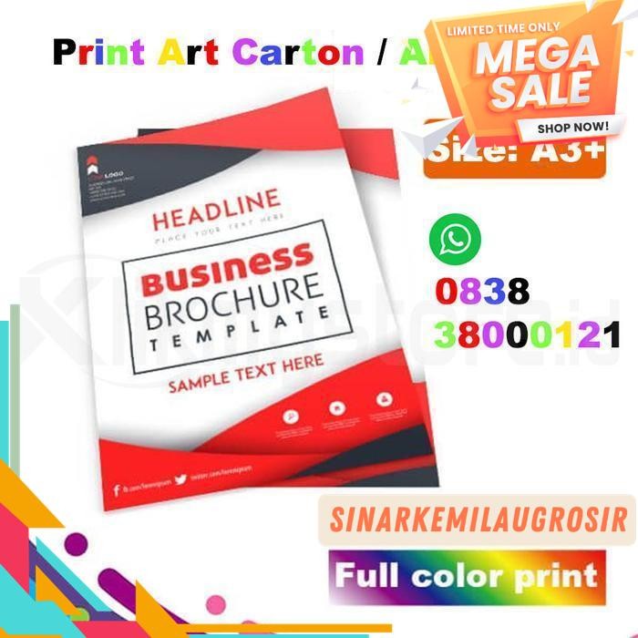 

PRINT ART CARTON PAPER A3+ CETAK FULL COLOR 1 2 SISI DIGITAL HIGH RESOLUTION HIGHT QUALITY !!
