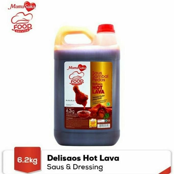 

delisaos mamasuka hot lava 6.2kg jerigen ready gosend terlaris