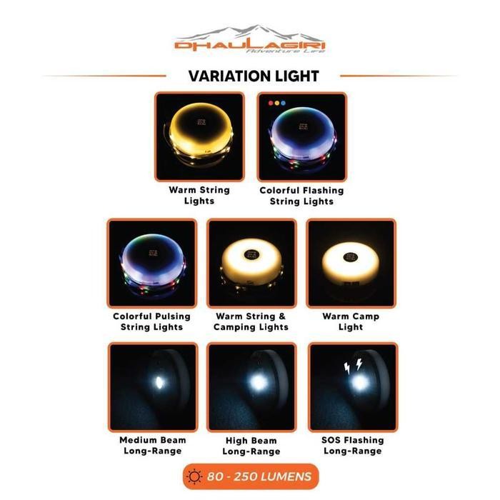 Dhaulagiri Multifunction Led Roll 10 M - Lampu Tumbler Led - Lampu Hias Camping - Lampu Hias Dekoras