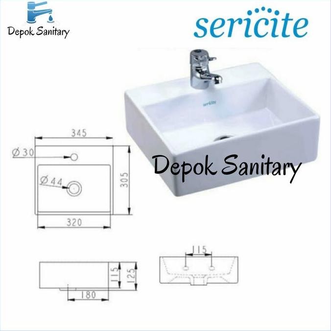 wastafel cuci tangan sericite 2027/ washtafel sericite 2027/ wastafel gs