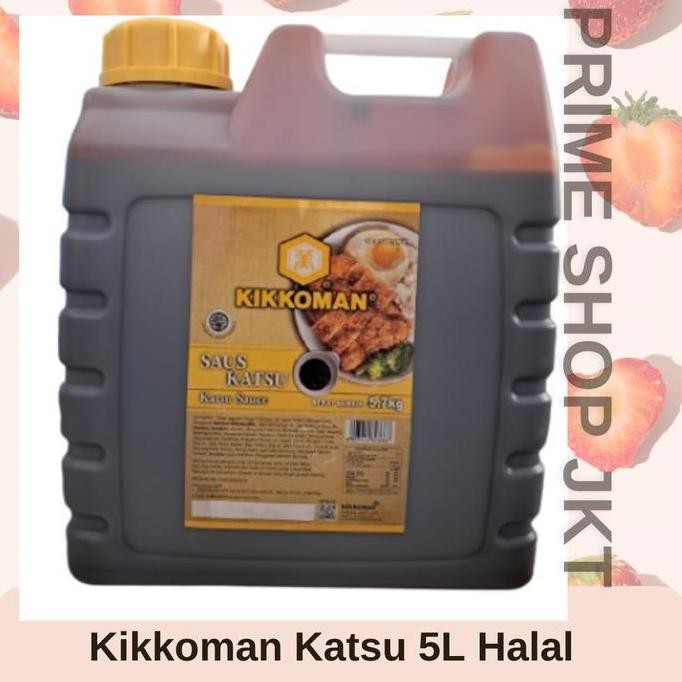 

PROMO KIKKOMAN KATSU SAUCE HALAL SAUS BUMBU KATSU JERIGEN 5L