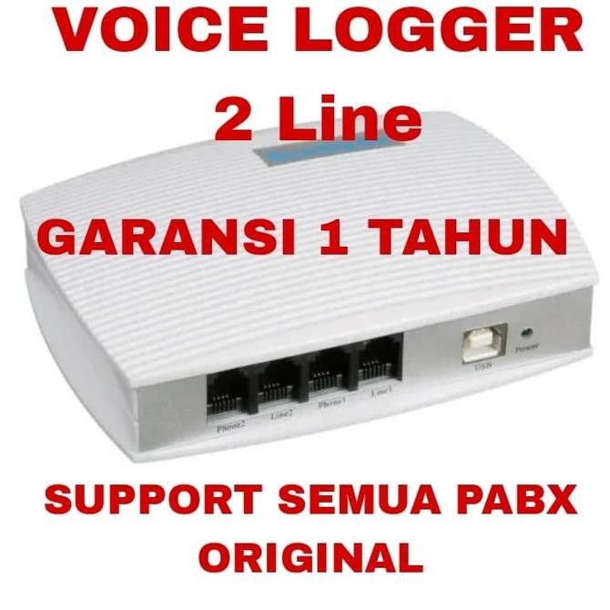Tersedia USB Voice Telephone Recorder / Voice logger/2 line MyVoice USB
