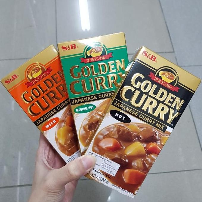 

s&b golden curry sauce mix 92gr- bumbu kari jepang favorit terlaris