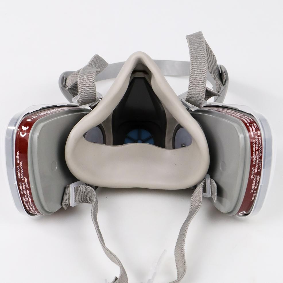 WN Taffguard Masker Pabrik Cat Masker Industrial Gas Respirator Half face 6200 Filter