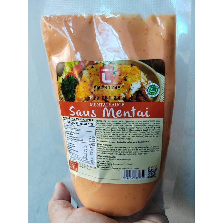 

Ready Choice L - Saos Saus Mentai 250gr Halal BPOM