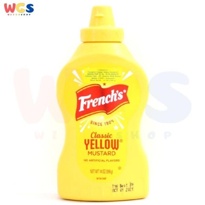 

french's classic yellow mustard squeeze 14 oz (396 gr) terlaris