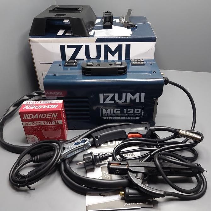 IZUMI MIG 130 Mesin Travo Las MIG Inventer Plus Kawat Las Daiden