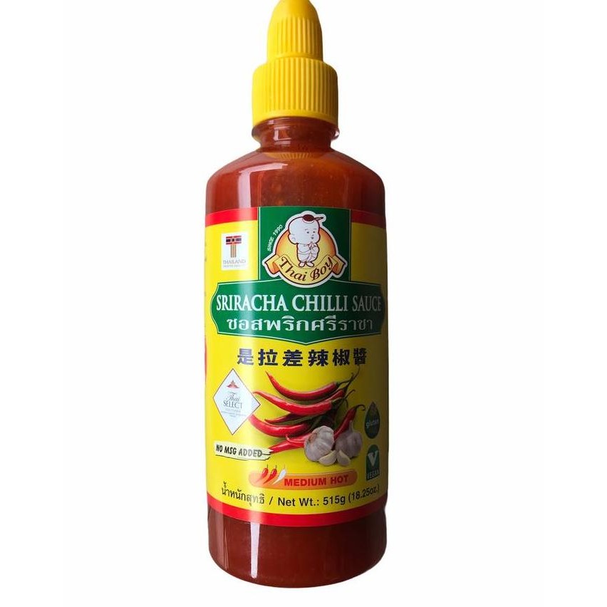 

PROMO THAI BOY SRIRACHA CHILI SAUCE 515G