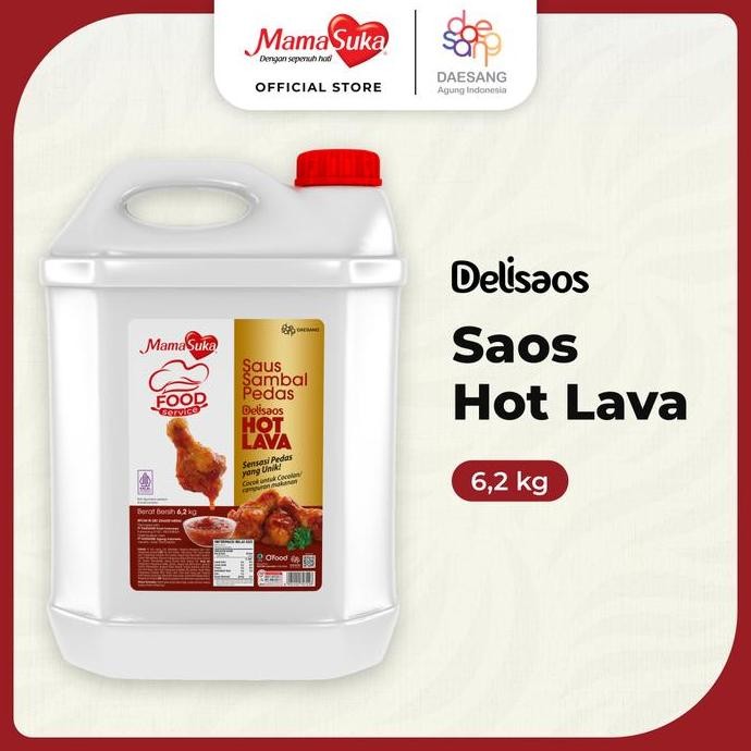 

PROMO MAMASUKA - DELISAOS HOT LAVA 6,2 KG