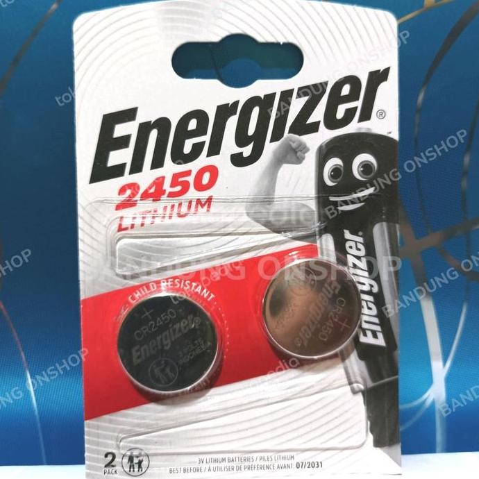 ENERGIZER CR2450 3V LITHIUM BATERAI BATRE 3V CR2450 ENERGIZER CR2450 3
