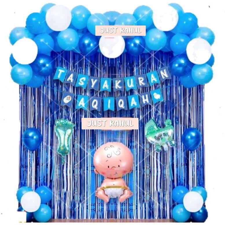Paket Dekorasi Aqiqah/khitanan Anak Laki Laki/Anak Cowok