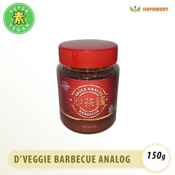 

d'veggie sauce analog barbecue 150gr sauce bbq analog vegan terlaris