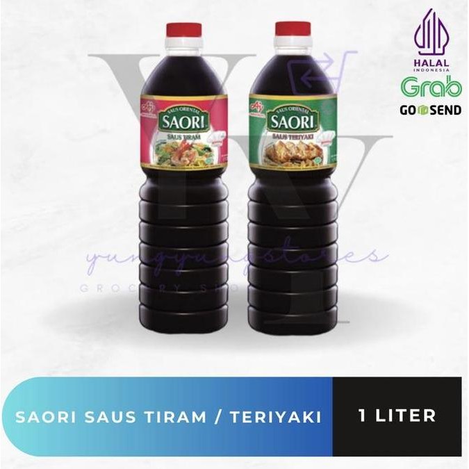 

PROMO SAORI SAUS TIRAM / TERIYAKI BOTOL 1 LITER / 1000 ML