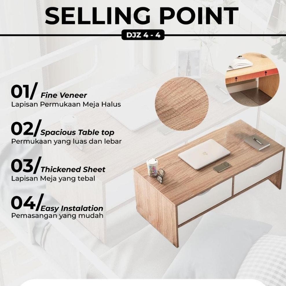 Meja Laci Kayu Sudut Minimalis Meja Laptop Sudut Ergonomis Meja Laptop Design Modern