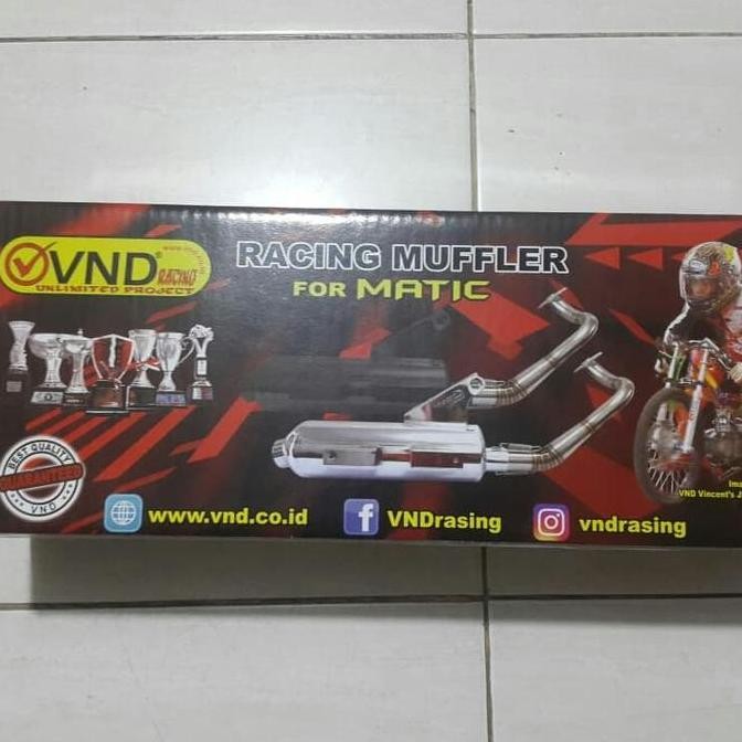 KNALPOT STANDAR RACING MEREK VND HONDA BEAT PREMIUM