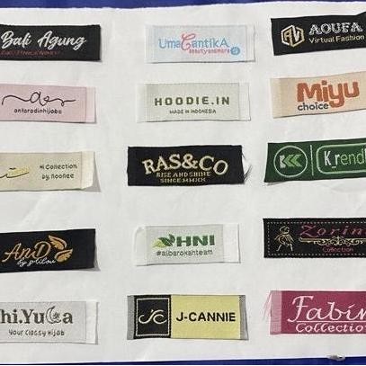 

ready Woven label paket 1500 pcs