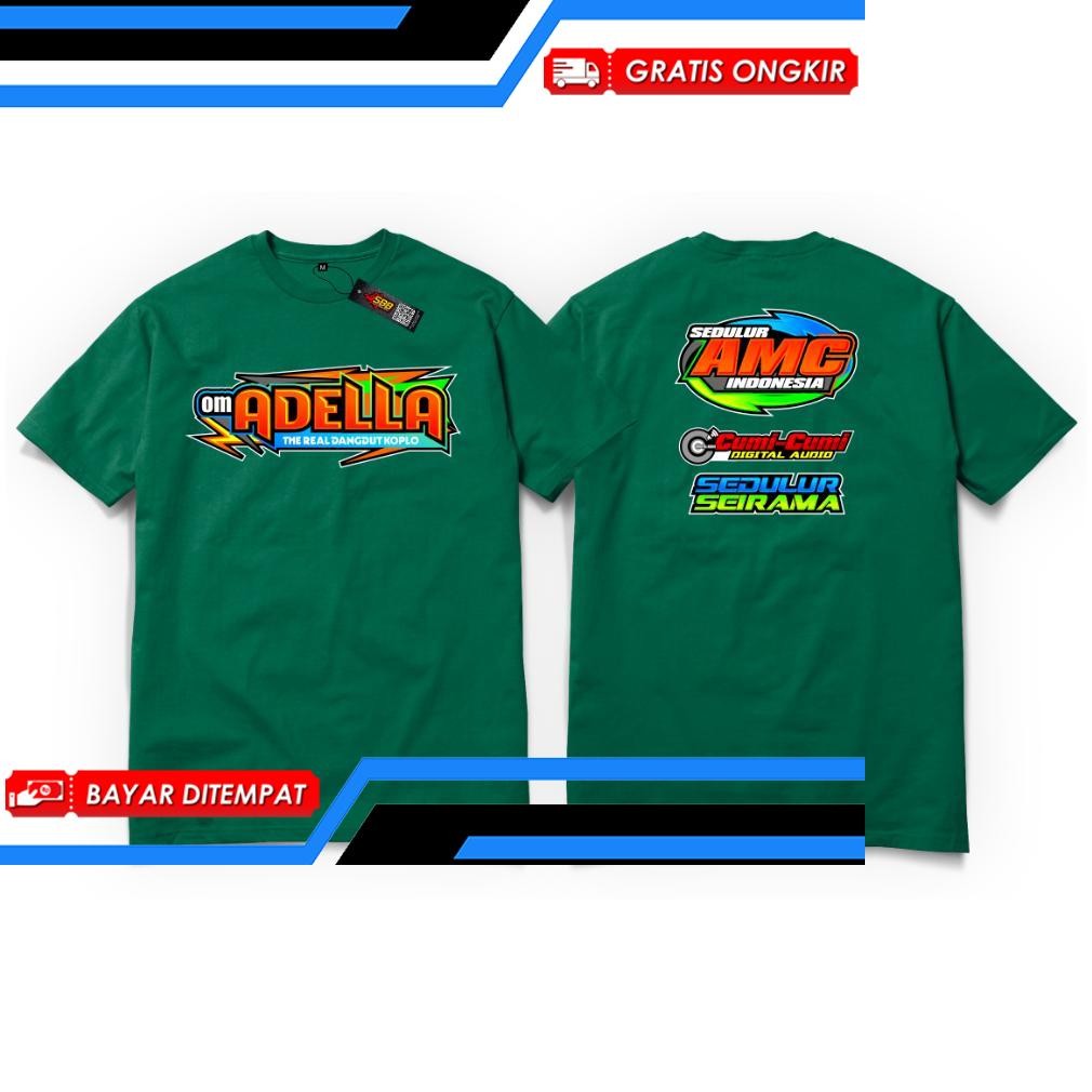 [Termurah] Viral Kaos Adella Amc Cumi Cumi Katun Cotton Combed 30S Premium Fashion Distro