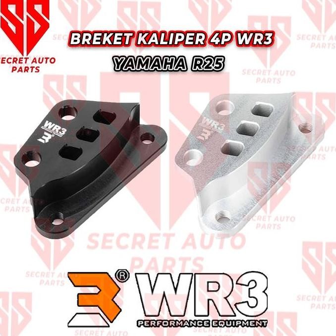 Premium Breket Kaliper Brembo WR3 Depan Yamaha R25 Breket WR3 320mm