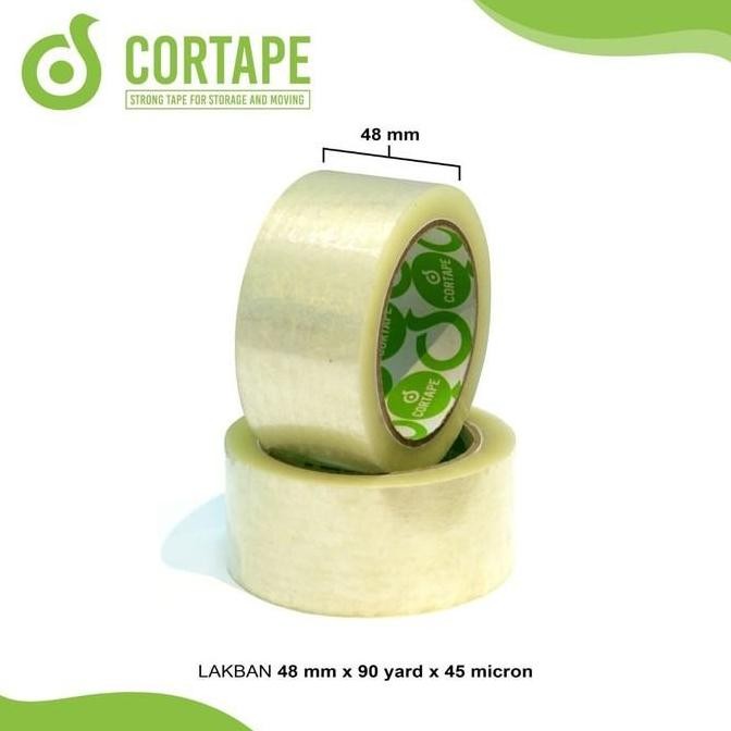 

ready Lakban Cortape Bening 48 mm x 90 yard Setara Daimaru Satu Selop