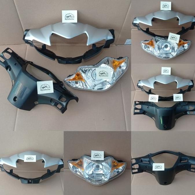 Promo Batok depan belakang plus lampu depan Revo absolute Silver COD