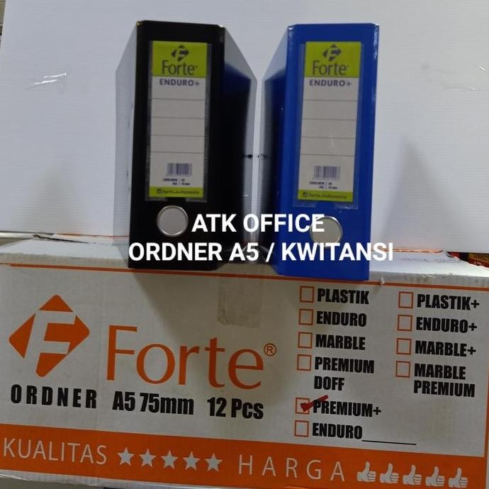 

HARGA DISC - Ordner A5 kwitansi Glosy /Forte Odner kwitansi A5 (12Pcs) Hitam & Biru