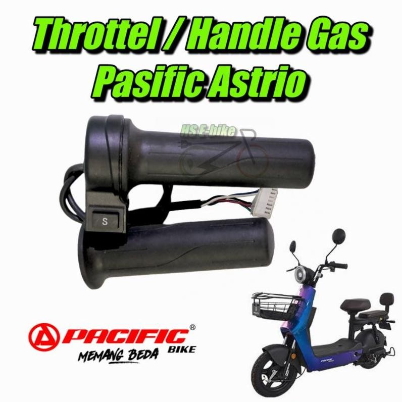 Premium THROTTLE / HANDLE GAS SEPEDA LISTRIK PASIFIC ASTRIO~SYNCROS~VENTURA High Quality