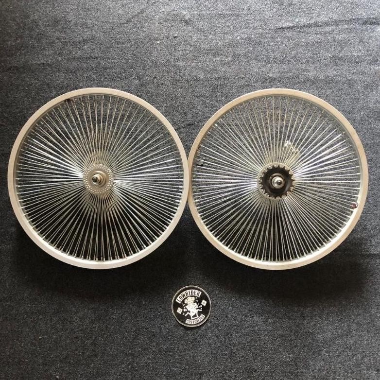 Whellset Velg Rempet 20 Sepeda Lowrider + Ducktail 20