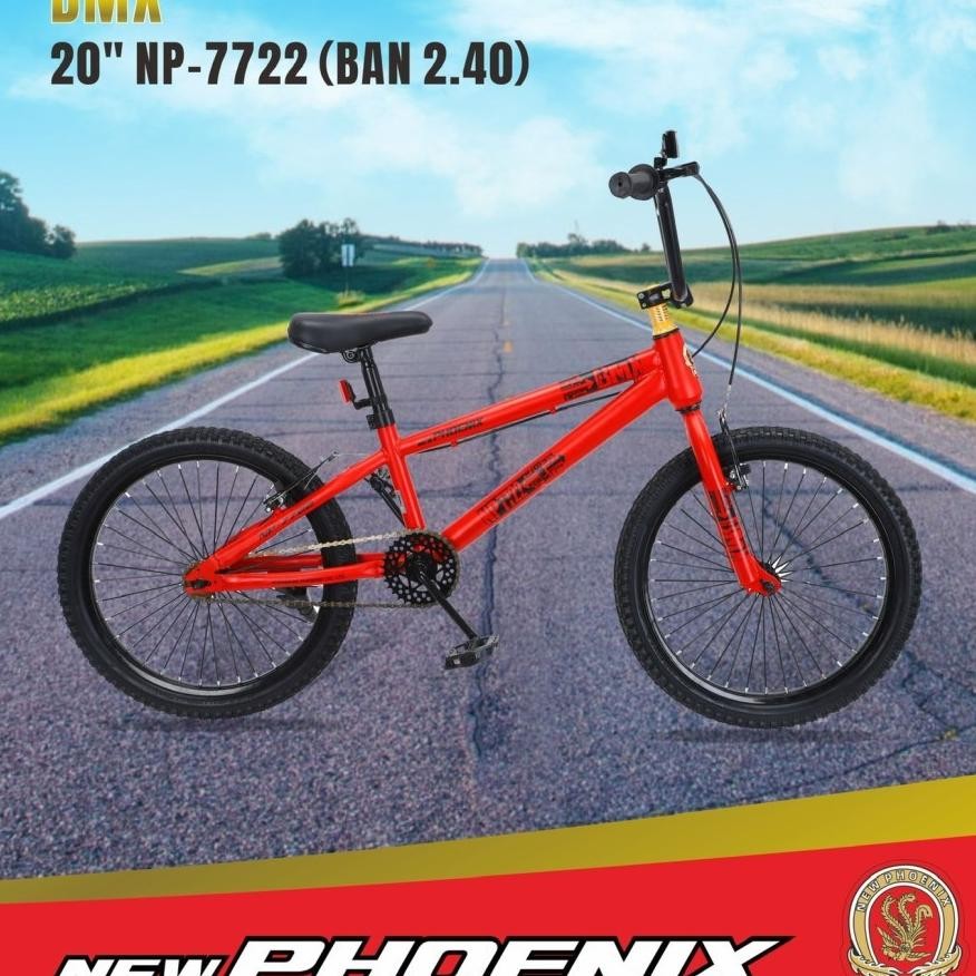 [SALE] Sepeda BMX 20" NEW PHOENIX - ATLANTIS untuk anak 9 tahun sampai remaja BONUS JALU