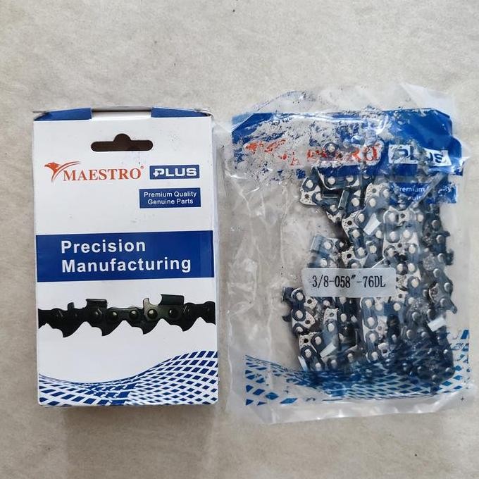 monggo] Mata Rantai Mesin Gergaji Potong Kayu Chain Saw Chainsaw Senso Sinso 22" inch Maestro