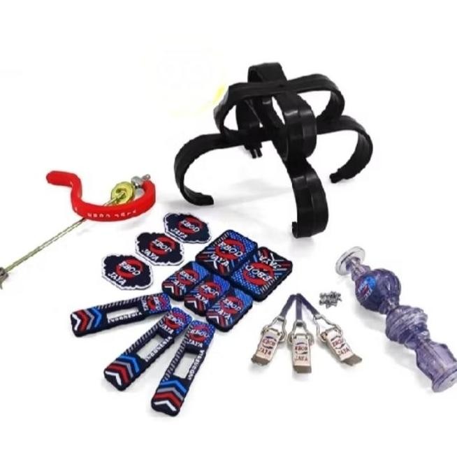 Variasi Murai Racing Ebod Jaya Fullset Logo Mahkota Pion Stoper Gantungan Klem Koper Aksesoris Sangk