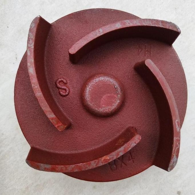 ~~~] Kipas Impeler Impeller Besi Water Pump Alkon Pompa Sedot Air  3" inch dim 4 daun Drat 16mm 16 m