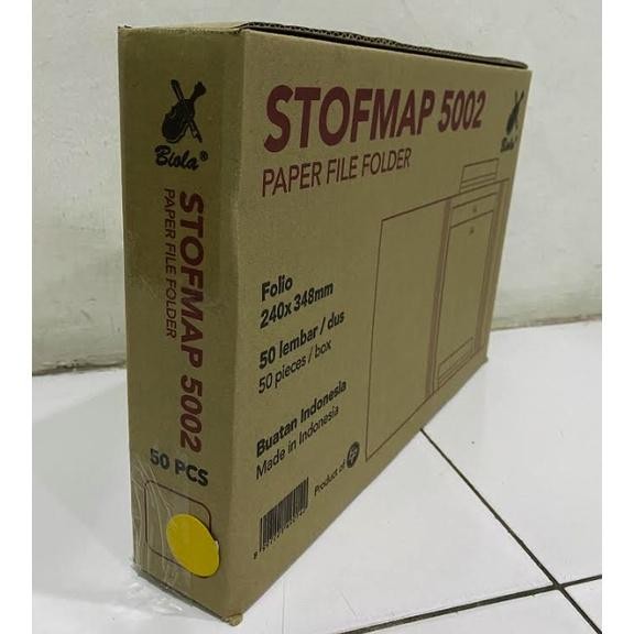 

Stof Stop Map Biola Folio 5002 isi 50 [Per Box]
