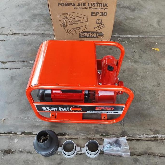 ___] Mesin Alkon Pompa Listrik Sedot Air Tambak Kolam Sawah 3" dim Starke