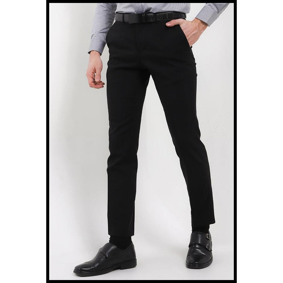 Cdl Celana Panjang Formal Slim Fit Pria I0120Bk01B Original Best Seller