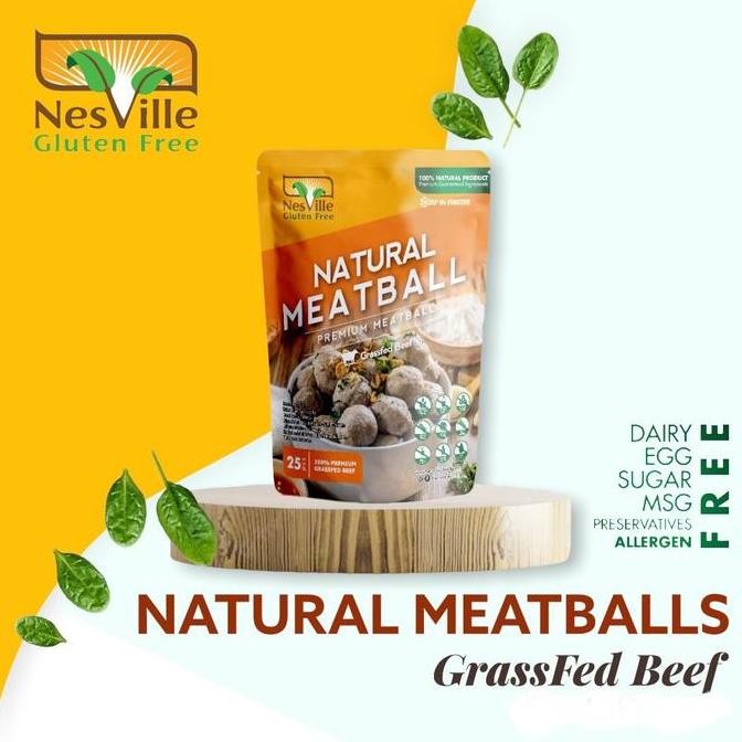 

Grosir Natural Meatball (25 Pcs) - Nesville Gluten Free