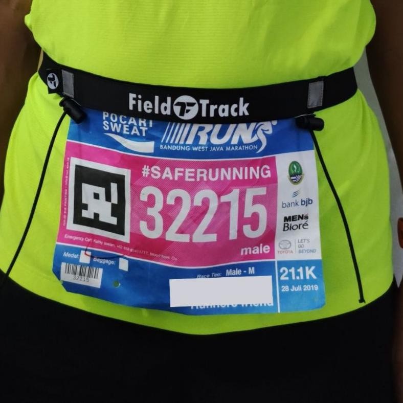 AsT field and Track BIB race Number Belt