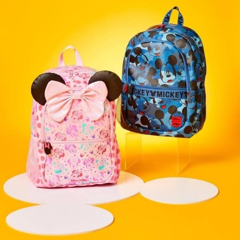 Tas Smiggle Disney Mickey Minnie Backpack
